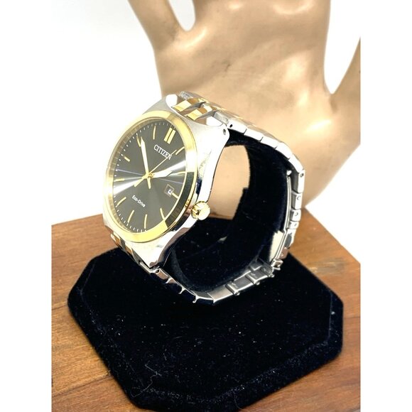 Citizen Mens Watch BM7334-58E Eco Drive Black Dial Two Tone Stainless Steel 40mm - Picture 2 of 15